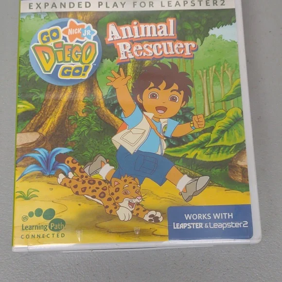 Leapster Go Diego Go Animal Rescuer Game - Picture 3 of 8